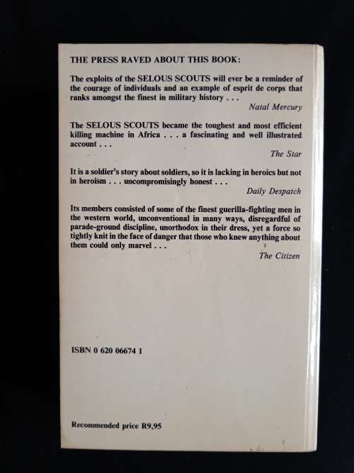 Selous Scouts Top Secret War by Lt. Col. Ron Reid Daly as told by Peter Stiff