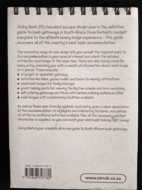 Going Bush: SA`s handiest escape-finder ever with fold-out maps