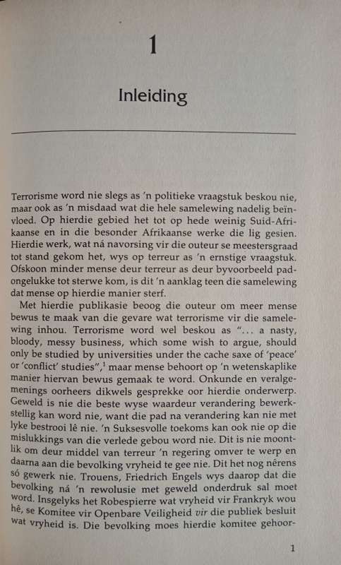 Terrorisme: Die Feite by R. J. Greyling