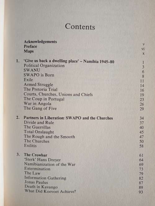 The Devils are Among Us: The War for Namibia by Denis Herbstein & John Evenson