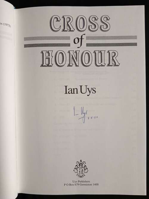 Cross of Honour by Ian Uys