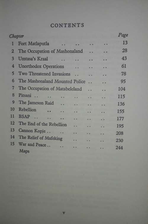 The History Of The British South African Police - Volume One - Peter Gibbs