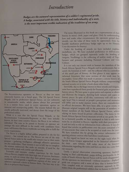 `Recce` : A Collector`s Guide to the History of the S.A.S.F. By P.Matthysen, M.Kalkwarf & M.Huxtable