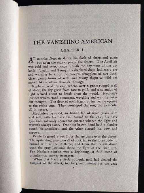 The Vanishing American by Zane Grey