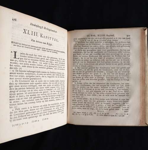 Heedensdaegse Rechts-Geleertheyt, Soo elders, als in Frieflandt gebruikelijk by Ulrik Huber