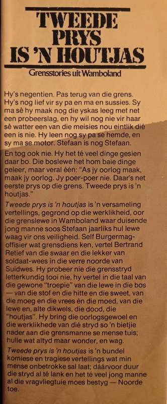 Tweede Prys is ń Houtjas: Grensstories uit Wamboland by Bertrand Retief
