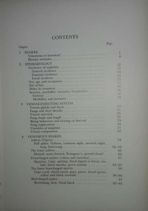 Snakes And SnakeBite - John Visser and David S Chapman