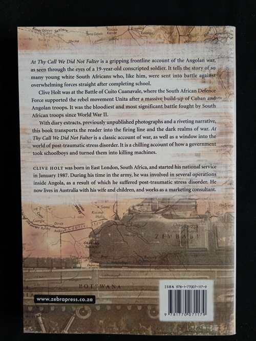 At Thy Call: We did not falter by Clive Holt