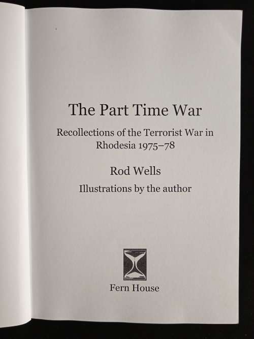The Part-Time War by Rod Wells