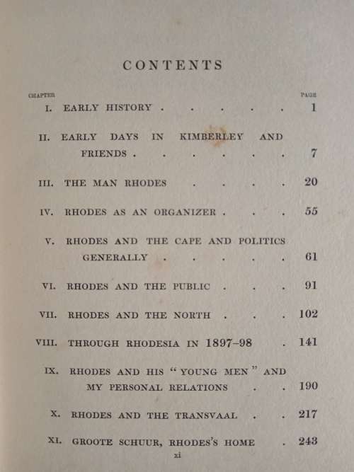Cecil Rhodes: The Man & His Work by Gordon Le Suer, F.R.G.S. (1 of his private/confidential secret.)
