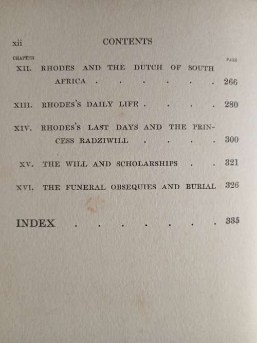Cecil Rhodes: The Man & His Work by Gordon Le Suer, F.R.G.S. (1 of his private/confidential secret.)