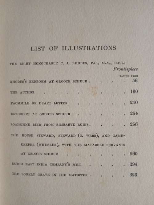 Cecil Rhodes: The Man & His Work by Gordon Le Suer, F.R.G.S. (1 of his private/confidential secret.)