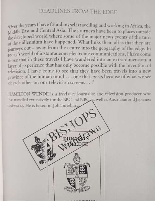Deadlines From The Edge: Images of War - Congo to Afghanistan by Hamilton Wende