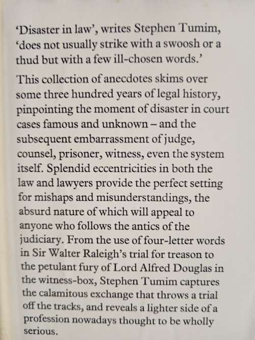 Great Legal Disasters by Stephen Tumim