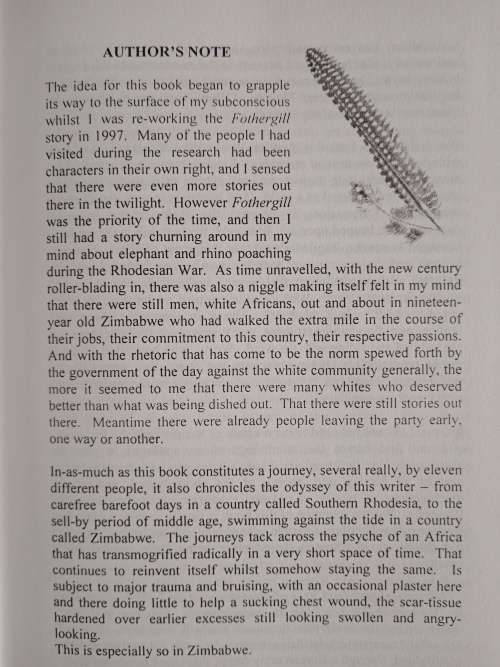 Sometimes When it Rains: White Africans in Black Africa by Keith Meadows