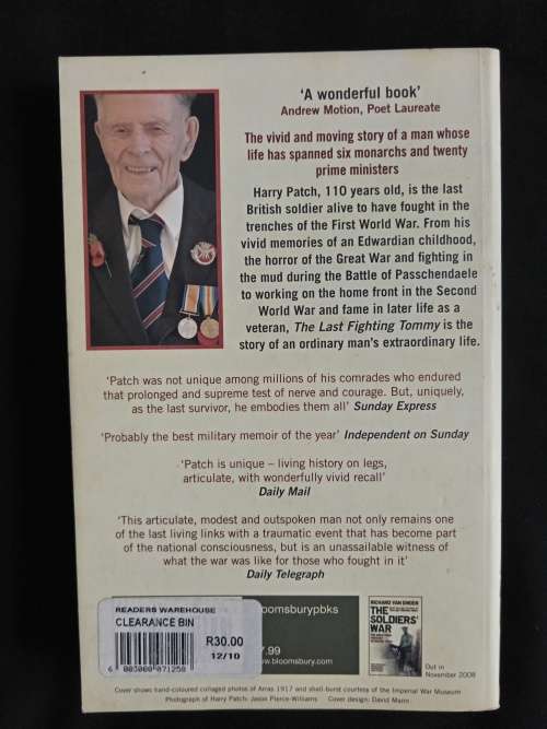 The Last Fighting Tommy by Harry Patch with Richard van Emden