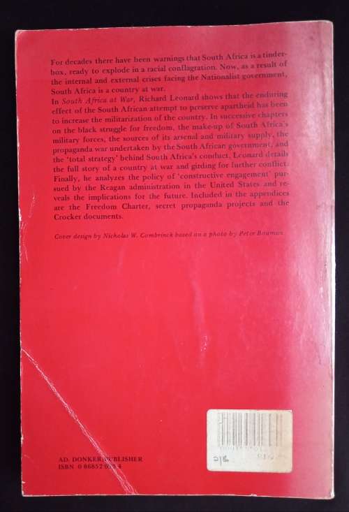 South Africa at War by Richard Leonard