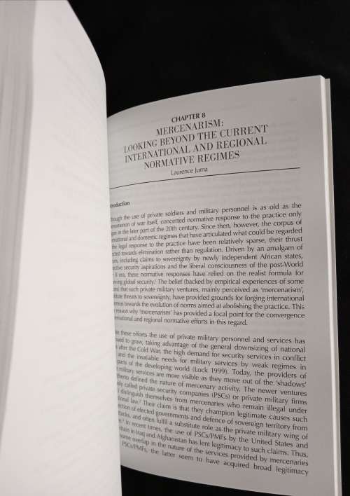 Elimination of Mercenarism in Africa: A need for a new continental approach Edited by Sabelo Gumedze
