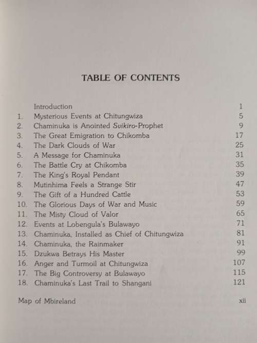 Chaminuka: Prophet of Zimbabwe by Solomon M. Mutswairo