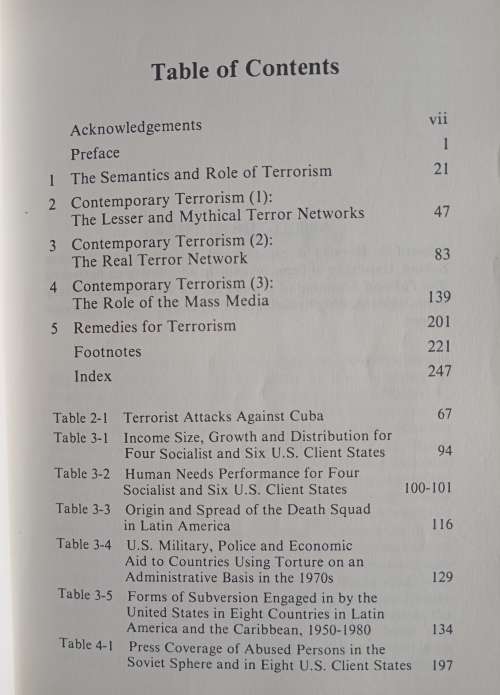 The Real Terror Network: Torrorism in Fact & Propaganda by Edward S. Herman