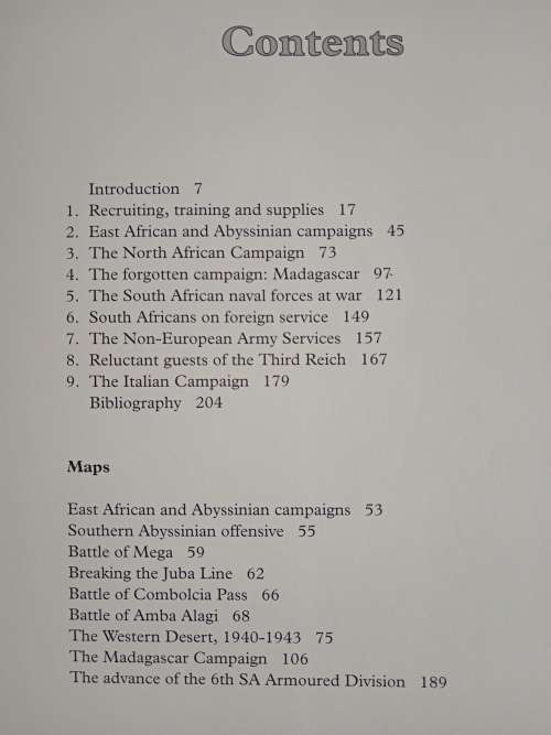 South Africa in World War II: A pictorial history by Editor John Keene