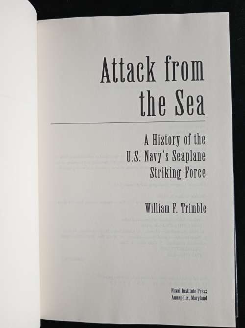 Attack from the Sea by William F. Trimble