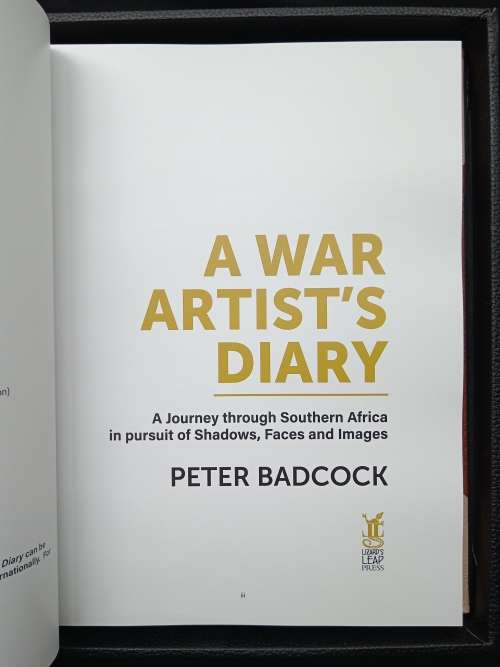 A War Artist`s Diary by Peter Badcock