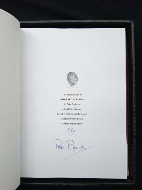 A War Artist`s Diary by Peter Badcock