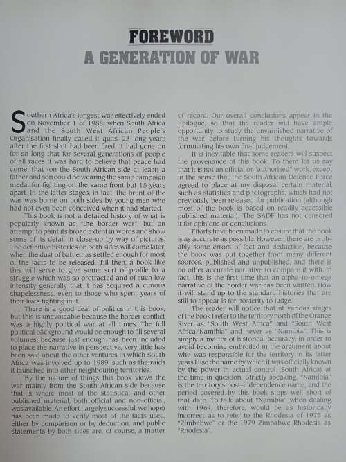 South Africa`s Border War 1966-1989 by Willem Steenkamp