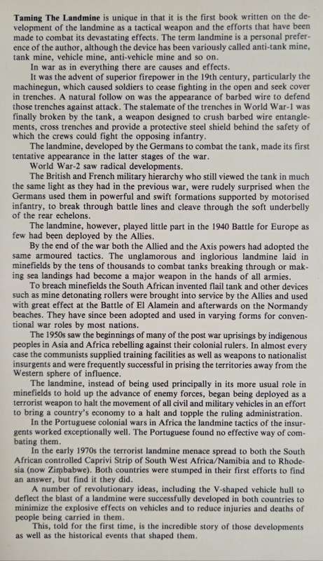 Taming the Landmine by Peter Stiff