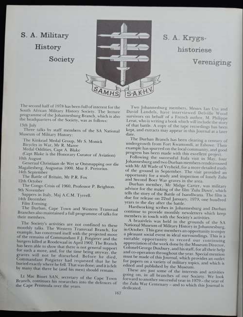 Military History Journal/Krygshistoriese Tydskrif by Editors Kinsey, Monick, Tidy & Tyrrell