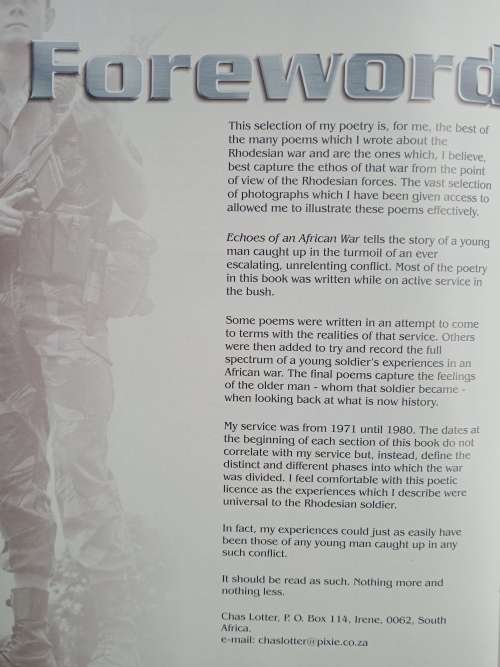 Echoes of an African War by Chas Lotter