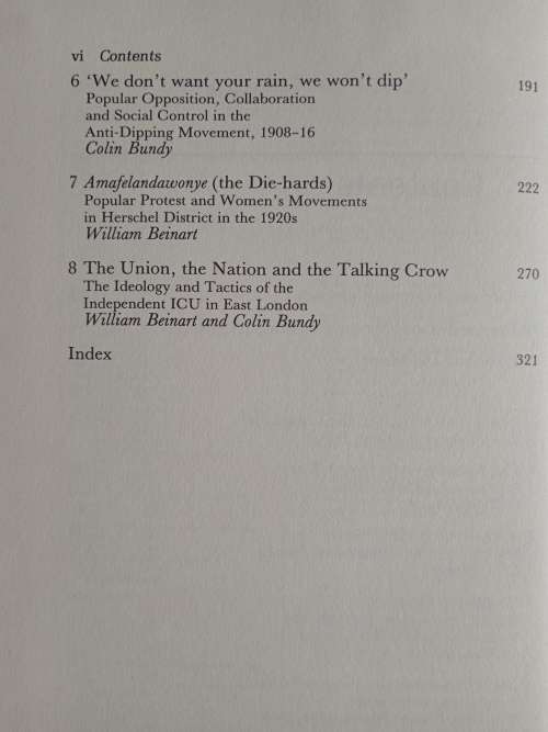 Hidden Struggles in Rural South Africa by Willem Beinart & Colin Bundy