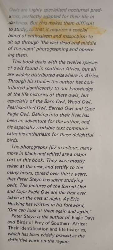 A Delight of Owls by Peter Steyn