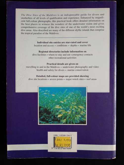 The Dive Sites of The Maldives by Sam Harwood & Rob Bryning