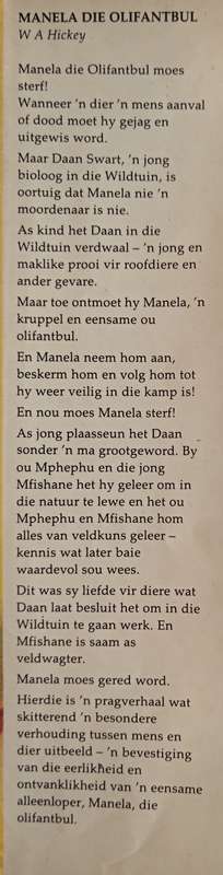 Mandela Die Olifantbul by W A Hickey