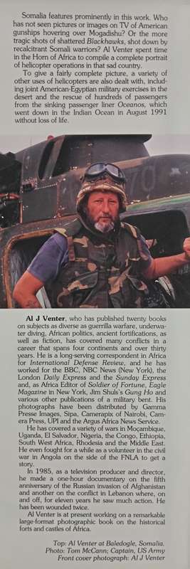 The Chopper Boys: Helicopter Warfare in Africa by Al J Venter