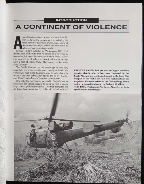 The Chopper Boys: Helicopter Warfare in Africa by Al J Venter