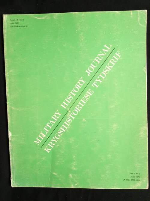 Military History Journal/Krygshistoriese Tydskrif - Vol. 3 no. 3