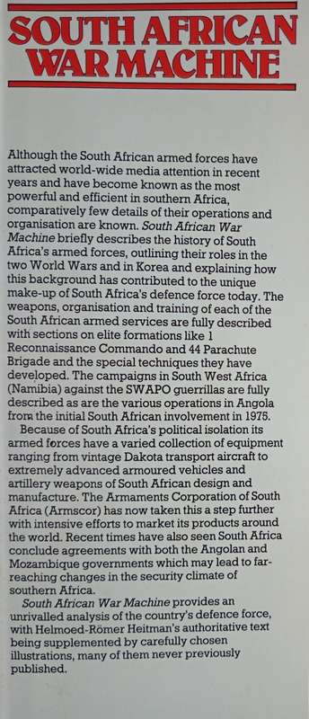 South African War Machine by Helmoed-Römer Heitman