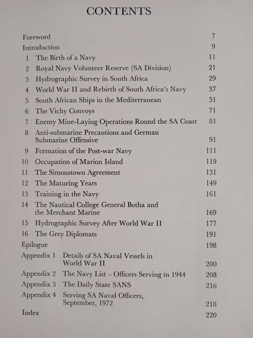 South Africa`s Navy: The First Fifty Years by Commodore J C Gooden SM
