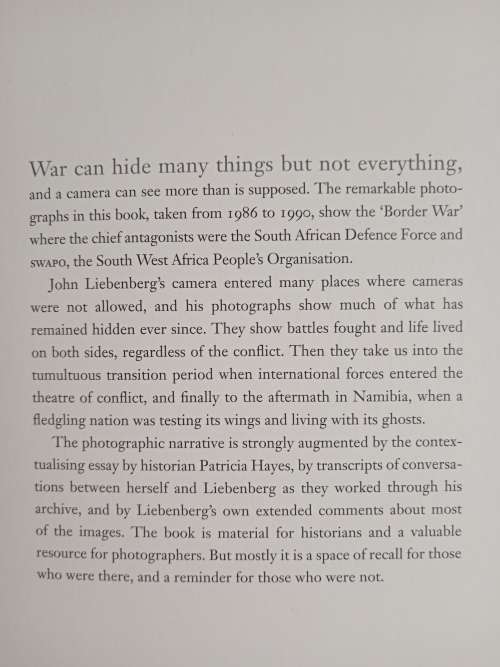 Bush of Ghosts: Life & War in Namibia 1986-90 by John Liebenberg & Patricia Hayes