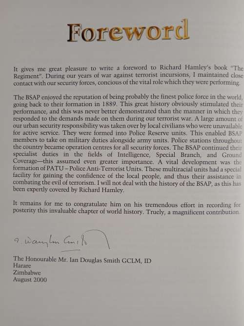 The Regiment: A History & the Uniforms of the British South Africa Police by Richard Hamley
