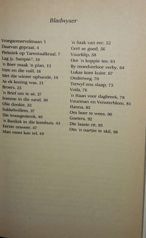 So Onder Deur Die Maan