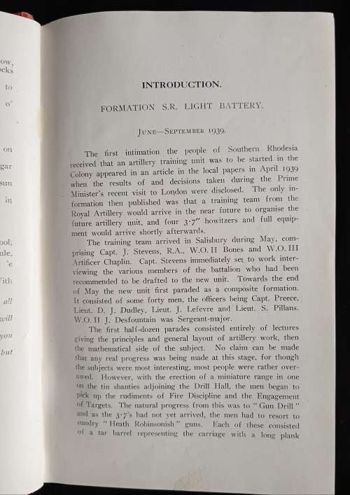 Gunners: A Narrative of The Gunners of Southern Rhodesia during The Second World War by `Tort`