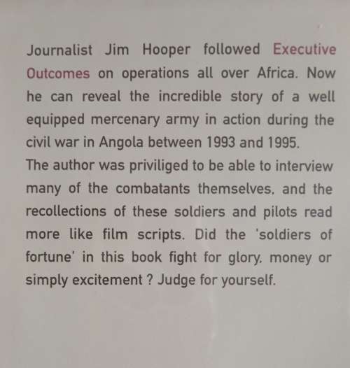 Bloodsong! Angola 1993-1995 by Jim Hooper