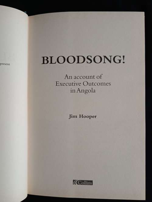 Bloodsong! Angola 1993-1995 by Jim Hooper