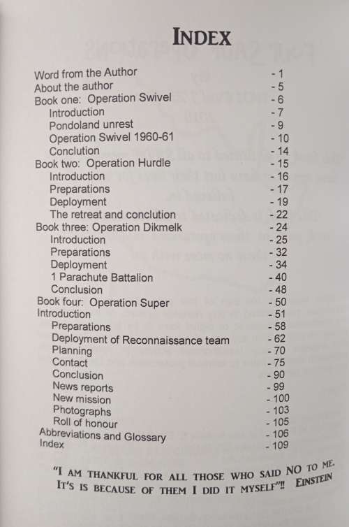 Four SADF Operations by Paul J. Els