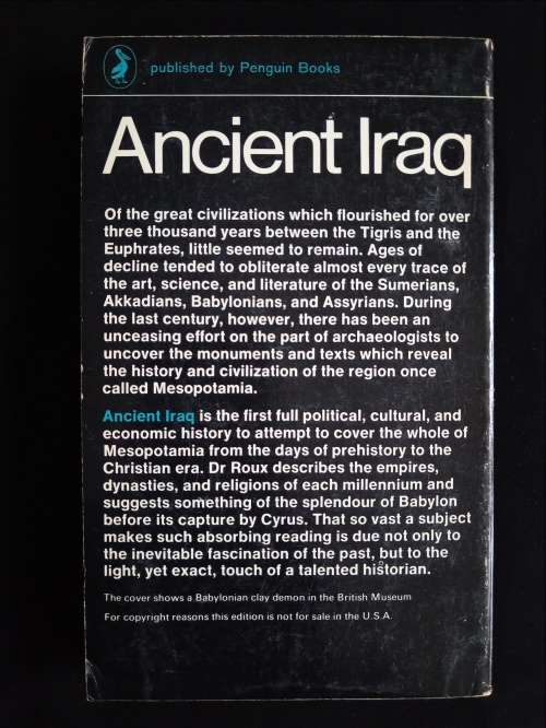 Ancient Iraq by Georges Roux