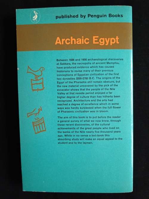 Archaic Egypt by W. B. Emery